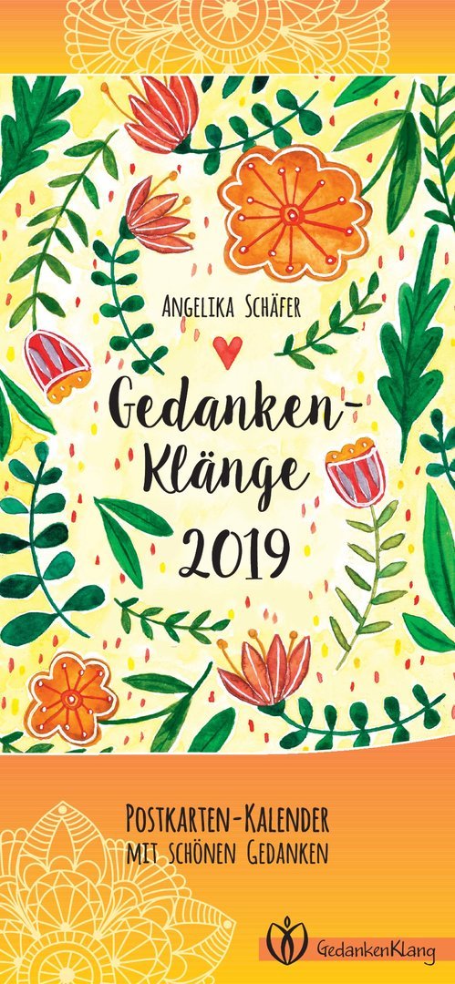 Postkartenkalender "GedankenKlänge 2019"
