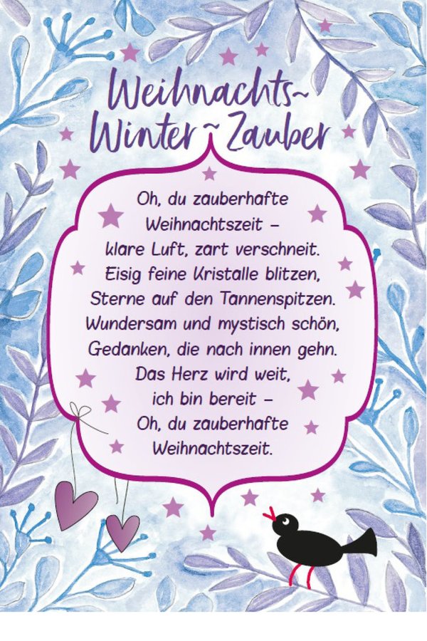 Postkarte "Weihnachts~Winter~Zauber"