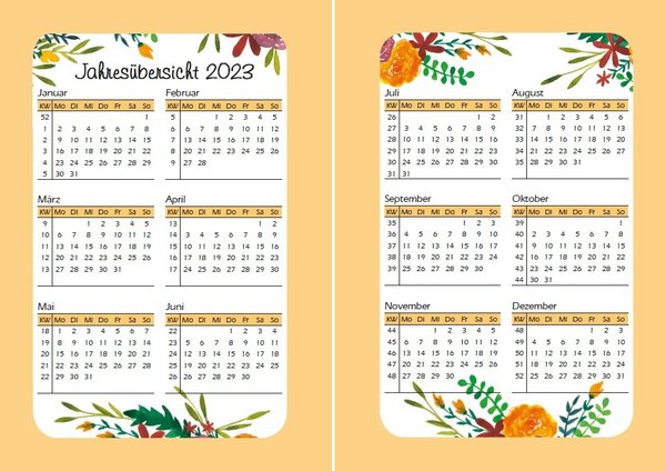 Terminkalender 2022 "Jeder Tag ein Lieblingstag"